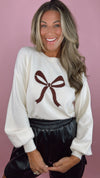 Rylee + Cru Aspen Bow Sweater
