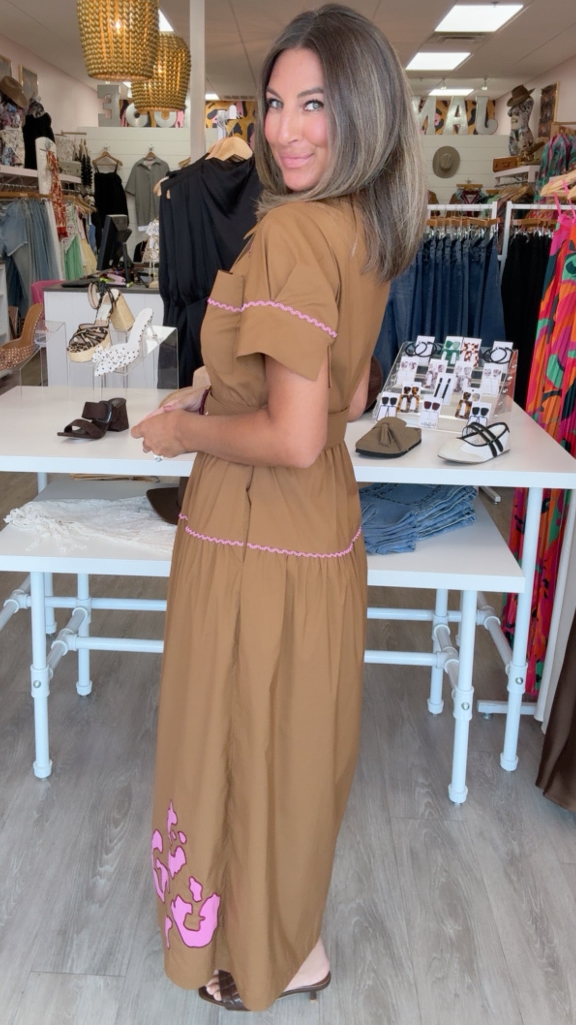 Crosby | Fairiss Dress in Teak