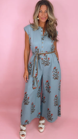 Uncle Frank Block Print Jumpsuit (1 XS)