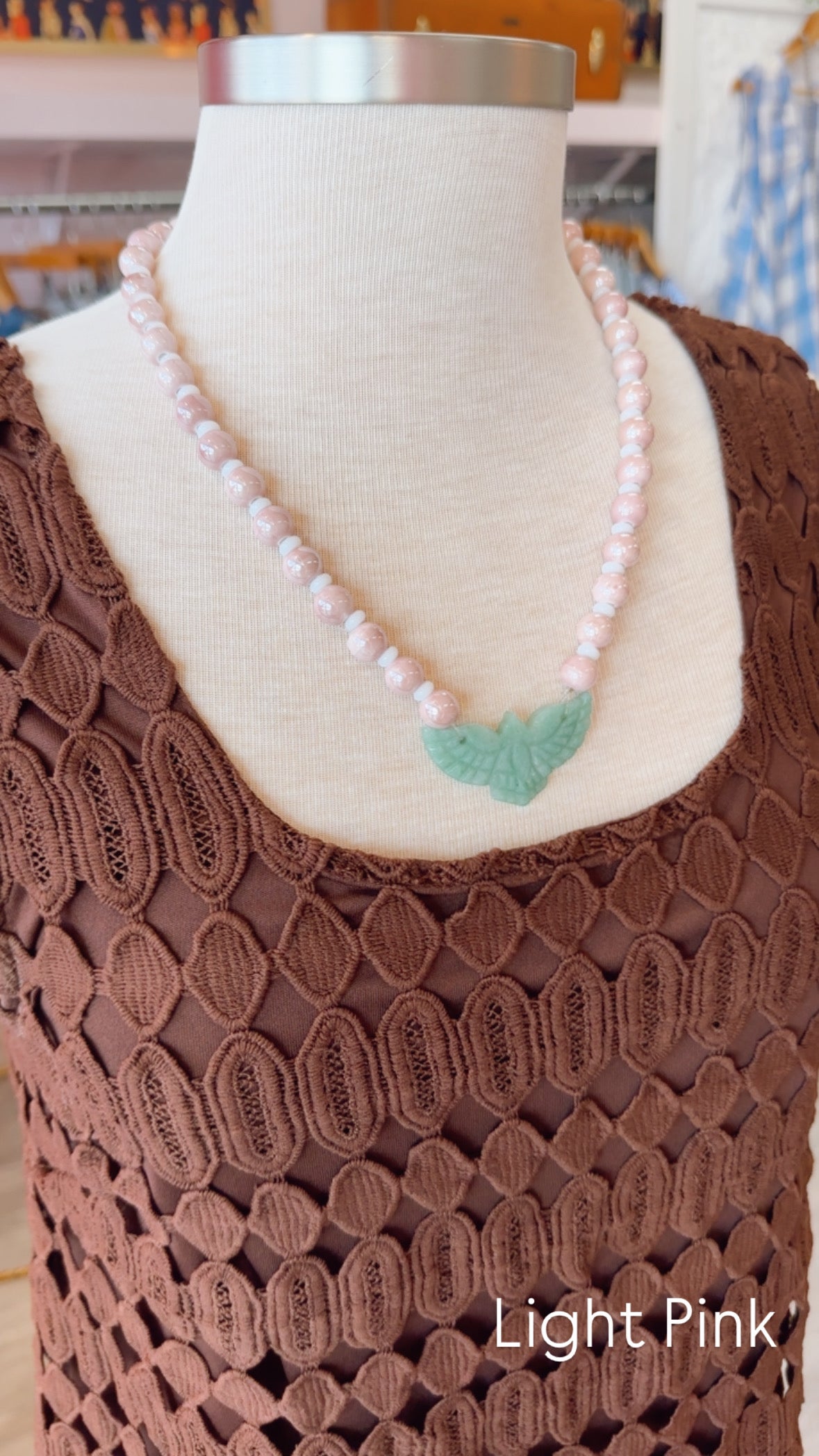 Beaded Eagle Necklace