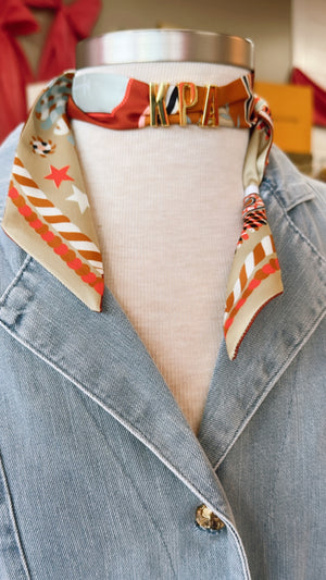 Customizable Rustic Tone Scarves