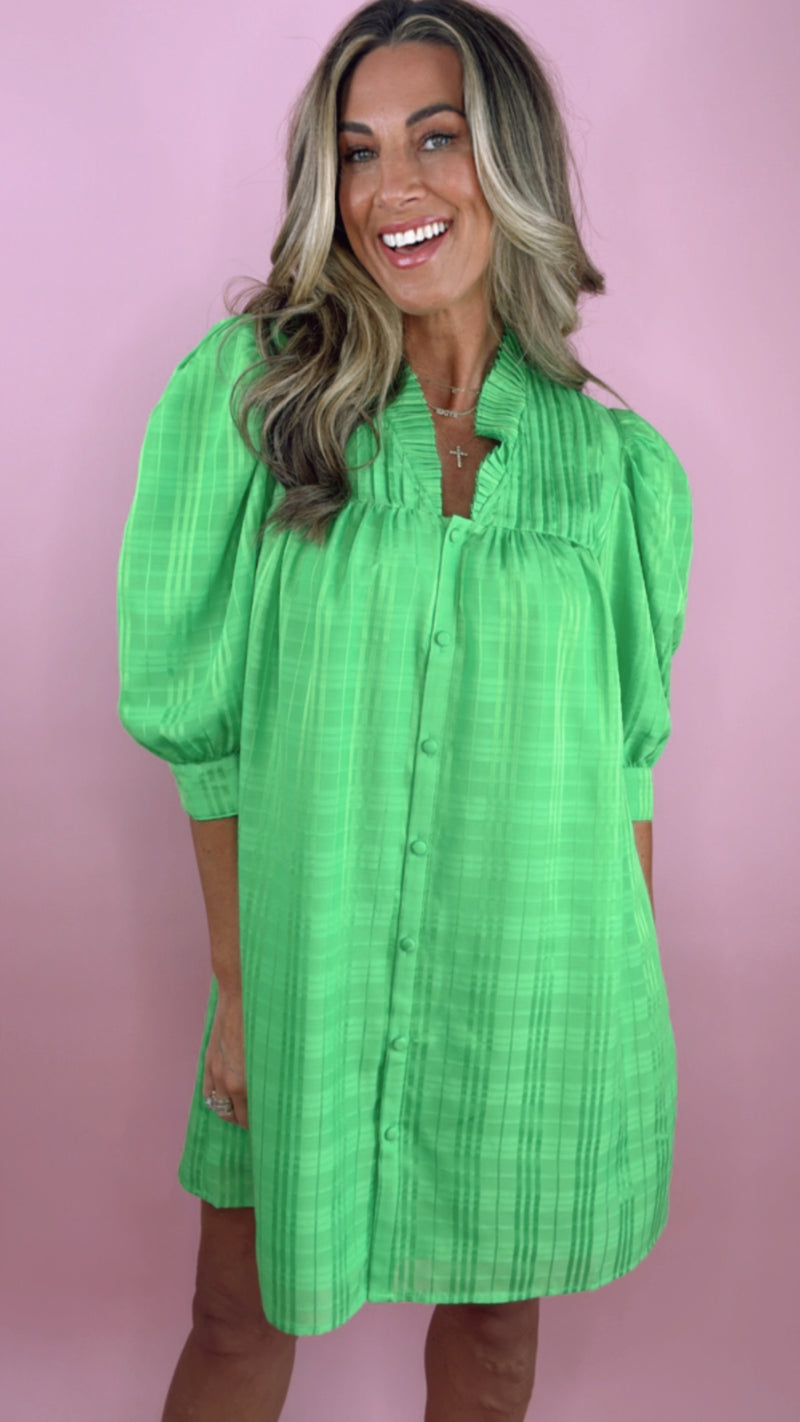 Alden Adair Green Abigail Dress