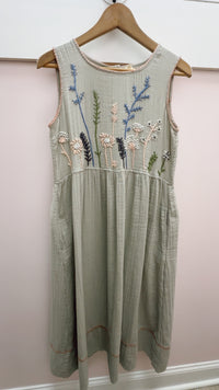 Ivy Jane Sage Growing Flowers Dress