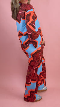 Alden Adair Poppy Pant in Blossom (1 XL)