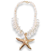 Chunky Shell Starfish Necklace