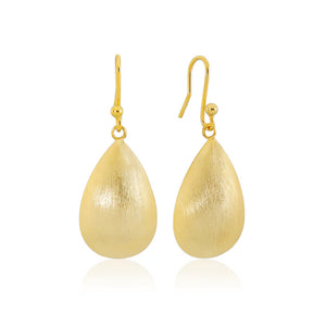 Sheila Fajl Gold Small Tranquility Drop Earrings