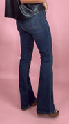 Kut Ana High Rise Flare w/ Patch Pockets in Deductive Wash
