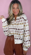 Rylee + Cru Floral Jacquard Cheyenne Cardigan