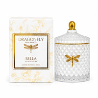 Dragonfly | Bella White + Gold Candle