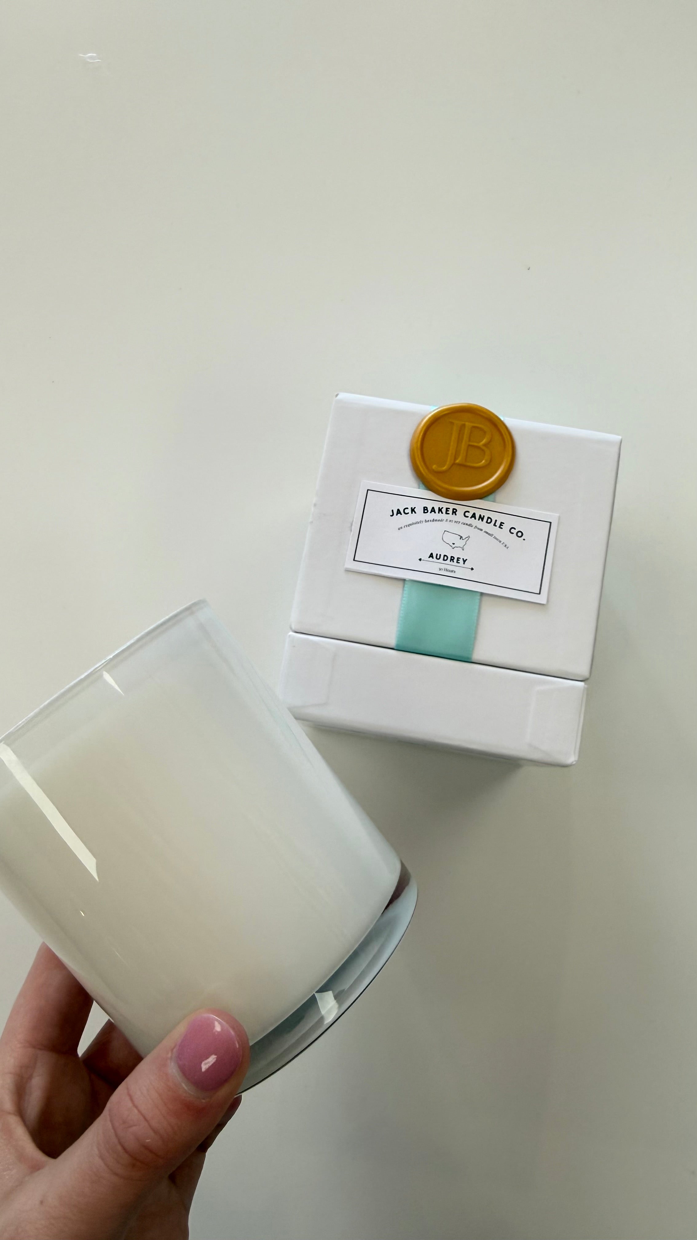 Jack Baker Candle | Audrey | White Box Collection