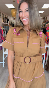 Crosby | Fairiss Dress in Teak