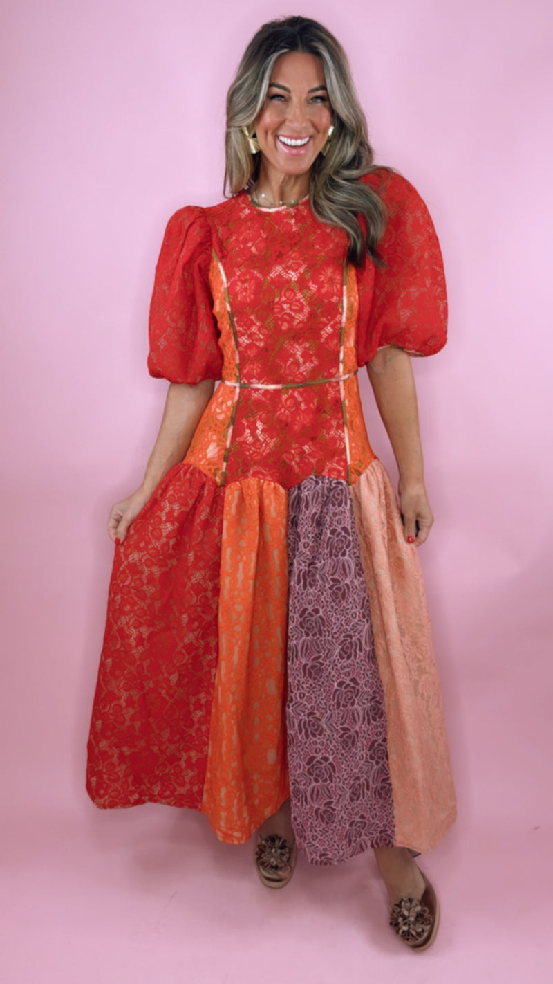 CELIA B Philo Midi Dress