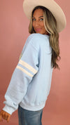 Daydreamer Loretta Lynn Light Blue Sweatshirt