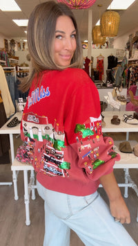 Queen of Sparkles | Ole Miss Tailgate+Stadium Party Cardigan