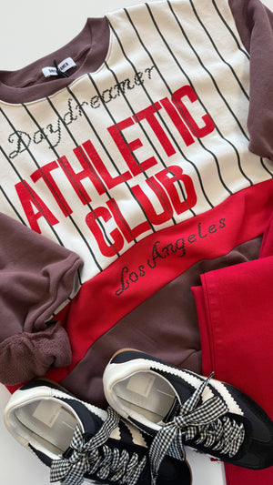 Daydreamer Athletic Club Colorblock Sweatshirt
