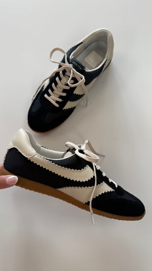Dolce Vita Black Nylon Limit Sneakers
