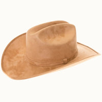 Camel | Premium Vegan Faux Suede Cattleman Cowboy Hat