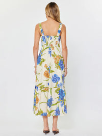 Current Air Floral Printed Sleeveless Midi Dress