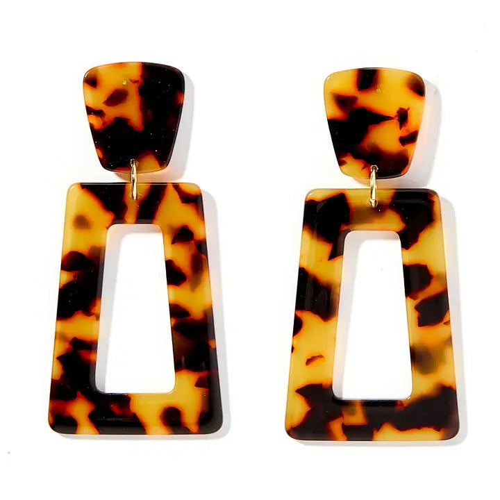 Kennedy Brown Tortoise Earring