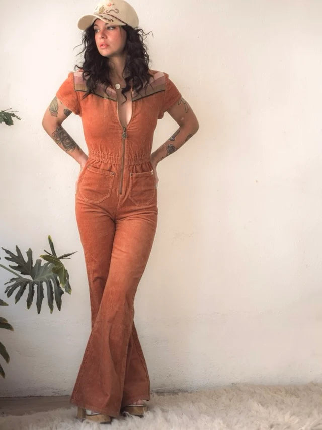 Classic Rock Couture | Sierra Desert Patchwork Jumpsuit