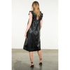 THML Black Pleather Tank Midi Dress (1 XS)