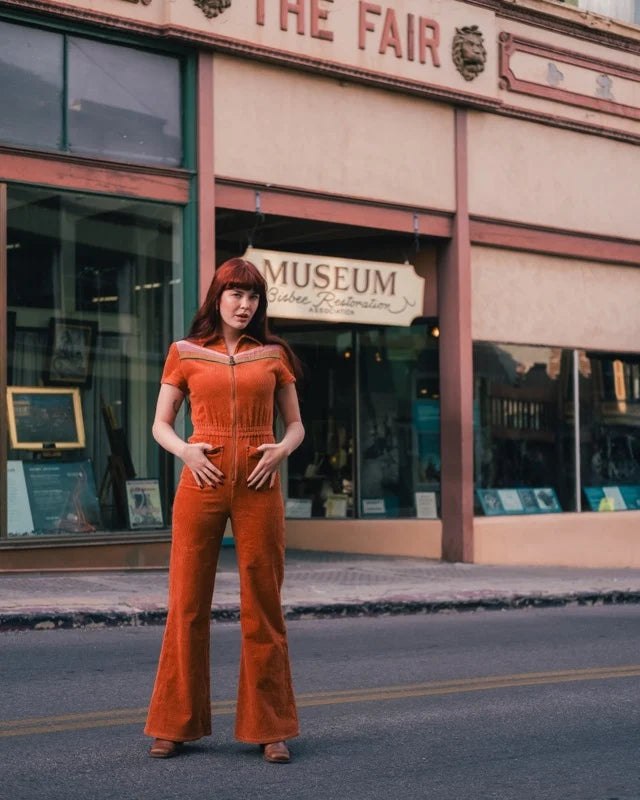 Classic Rock Couture | Sierra Desert Patchwork Jumpsuit