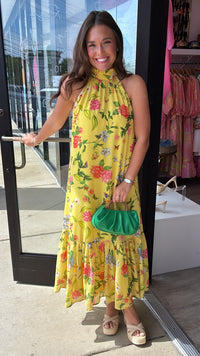 Alden Adair | Perry Dress in Yellow Parterre