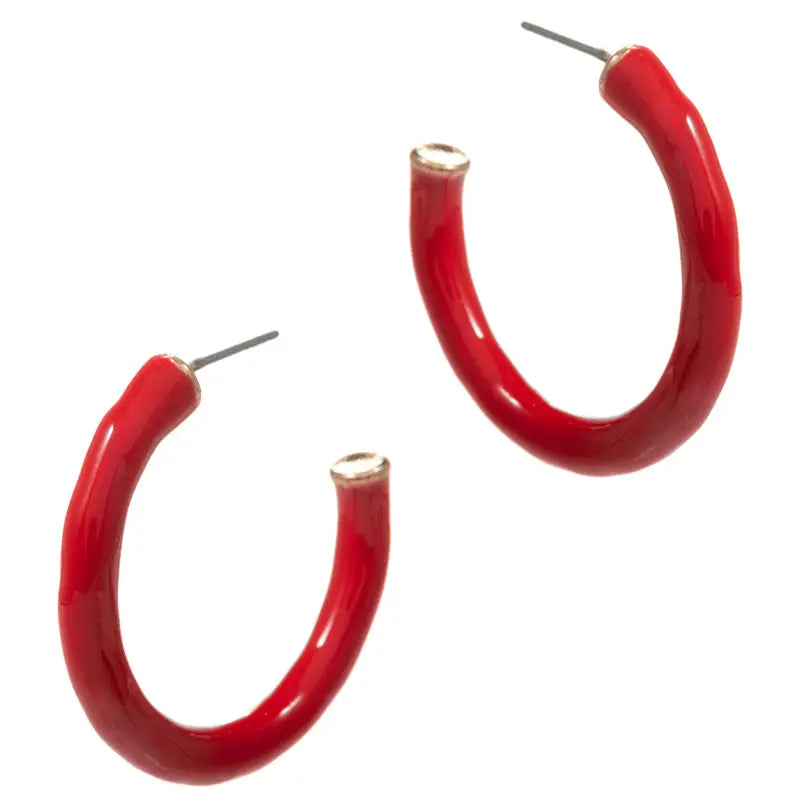 Red Gameday Hoops