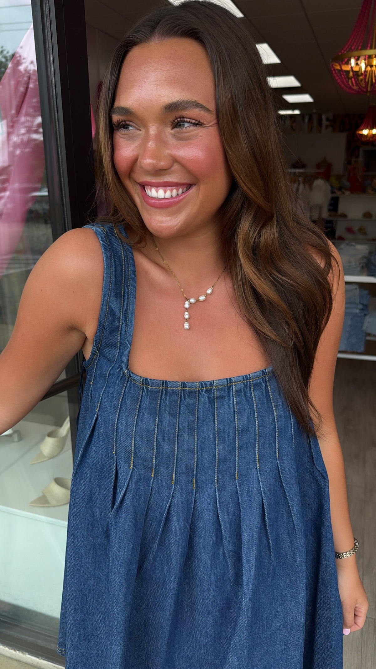 Free People | Katie Denim Tunic (1 LARGE)