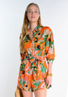 Ivy Jane Tropical Shirt Style Romper