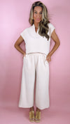 Ivy Jane Sand V-Neck w/ Pull On Pants Set (1 XL)