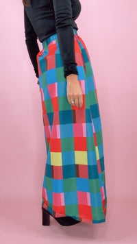 Alden Adair Daphne Skirt in Holiday Check (1 XS)