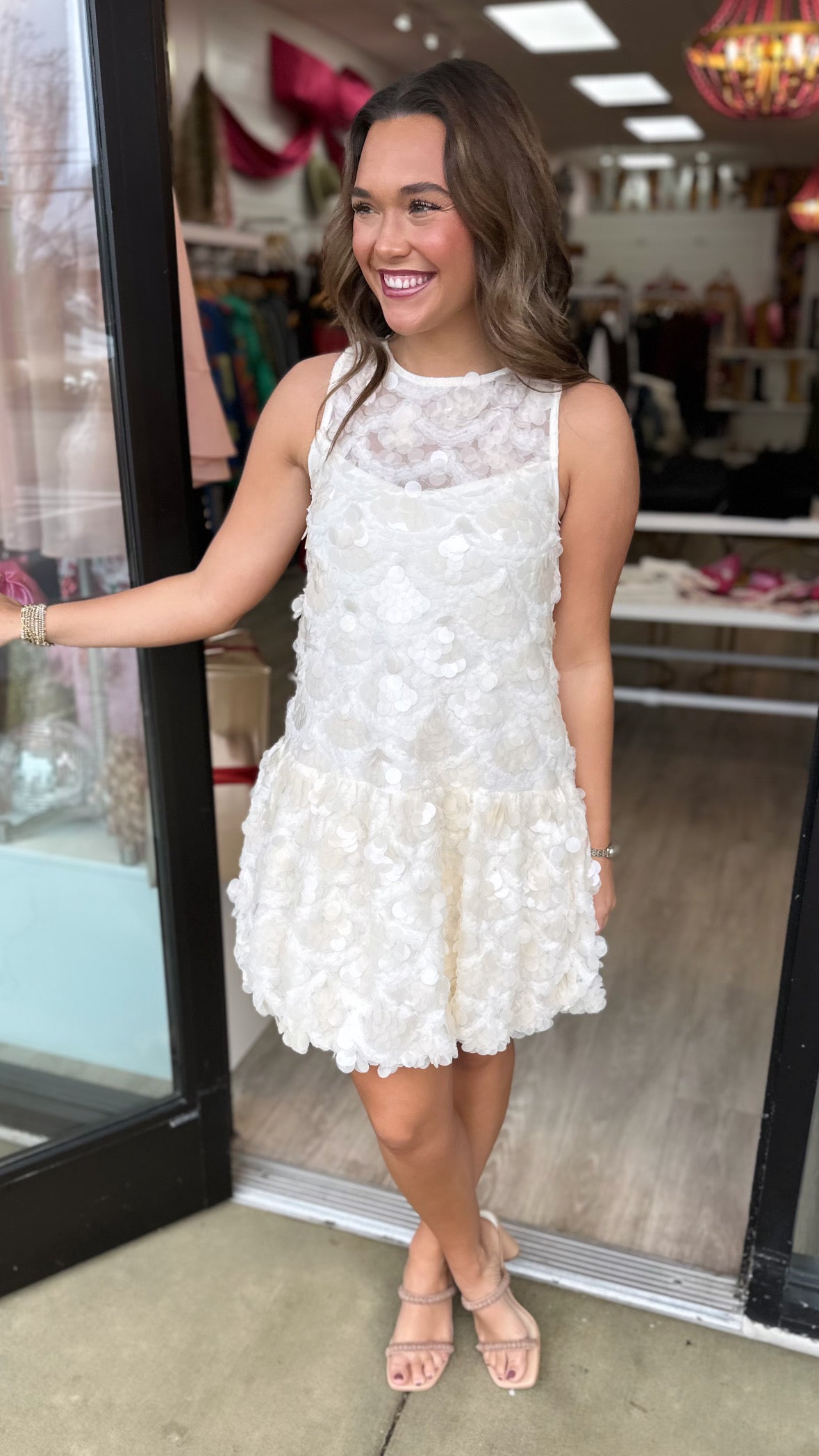 En Saison Emryn Sequin Mini Dress