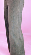 Dear John: Audrey High Rise Python Wide Leg Pants