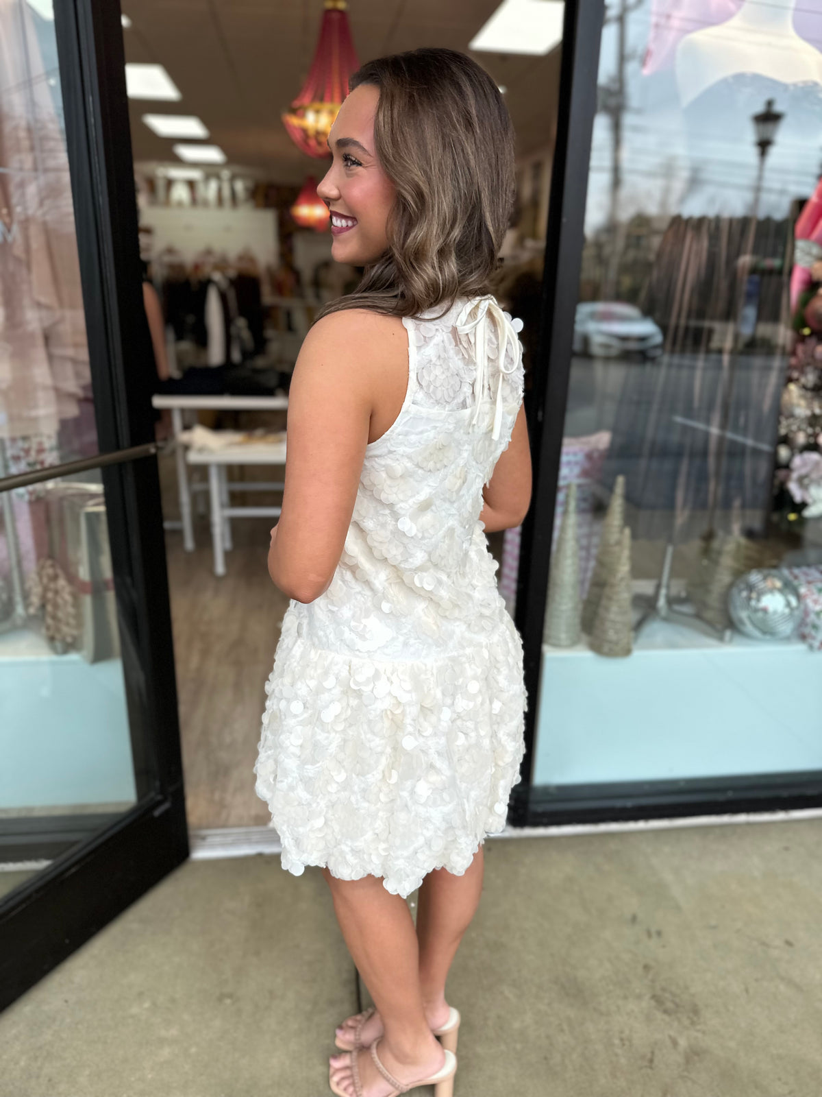 En Saison Emryn Sequin Mini Dress