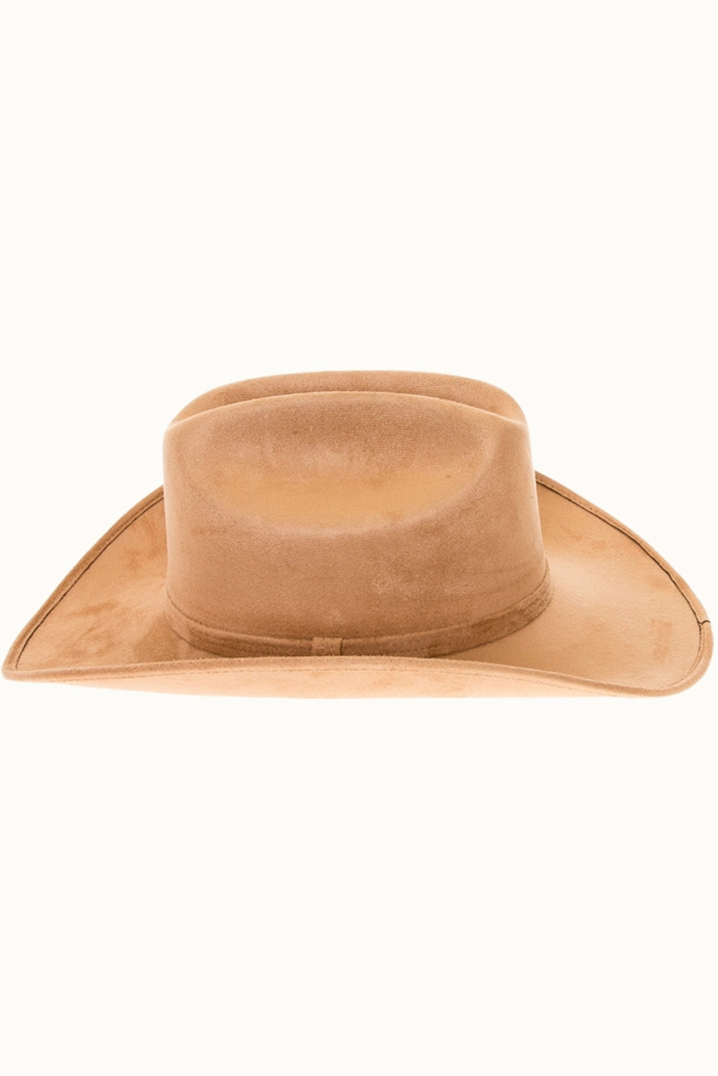 Camel | Premium Vegan Faux Suede Cattleman Cowboy Hat