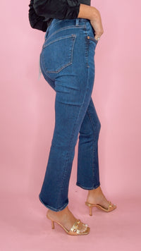 Dear John Mid Rise Jeanne Cropped Flare in Richmond