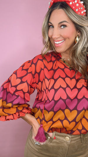 Ivy Jane Ombre Heart Top