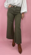 Kut Meg High Rise Wide Leg in Olive