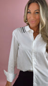 English Factory White Collar Pointed Shirt