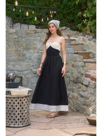 Moon River | Strapless Twist Front Bust Maxi