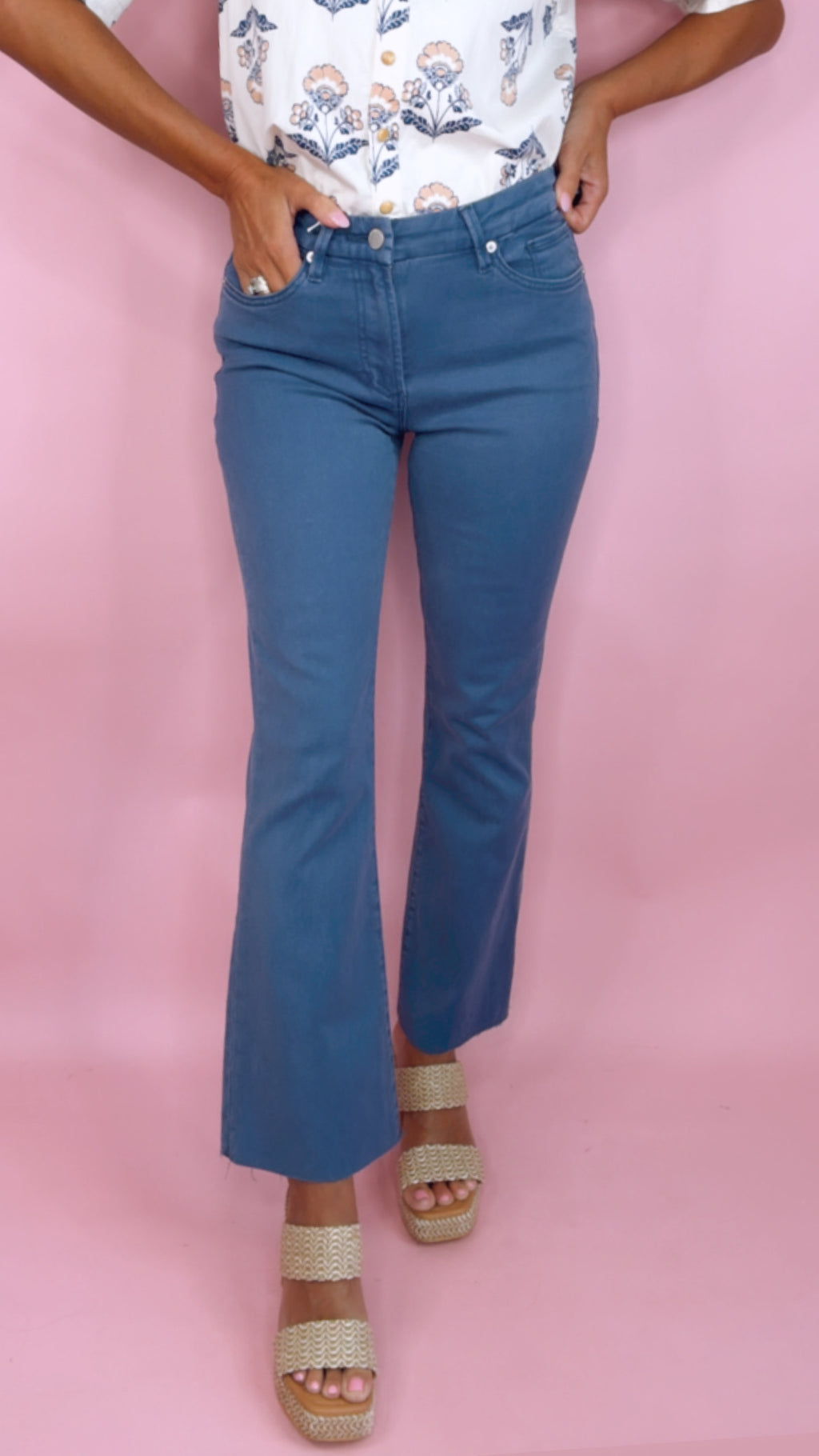 Dear John Jeanne Vintage Indigo Ankle Flare