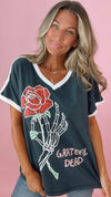 Daydreamer Grateful Dead Skeleton Rose Tee