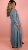 Uncle Frank Denim Midi Caftan