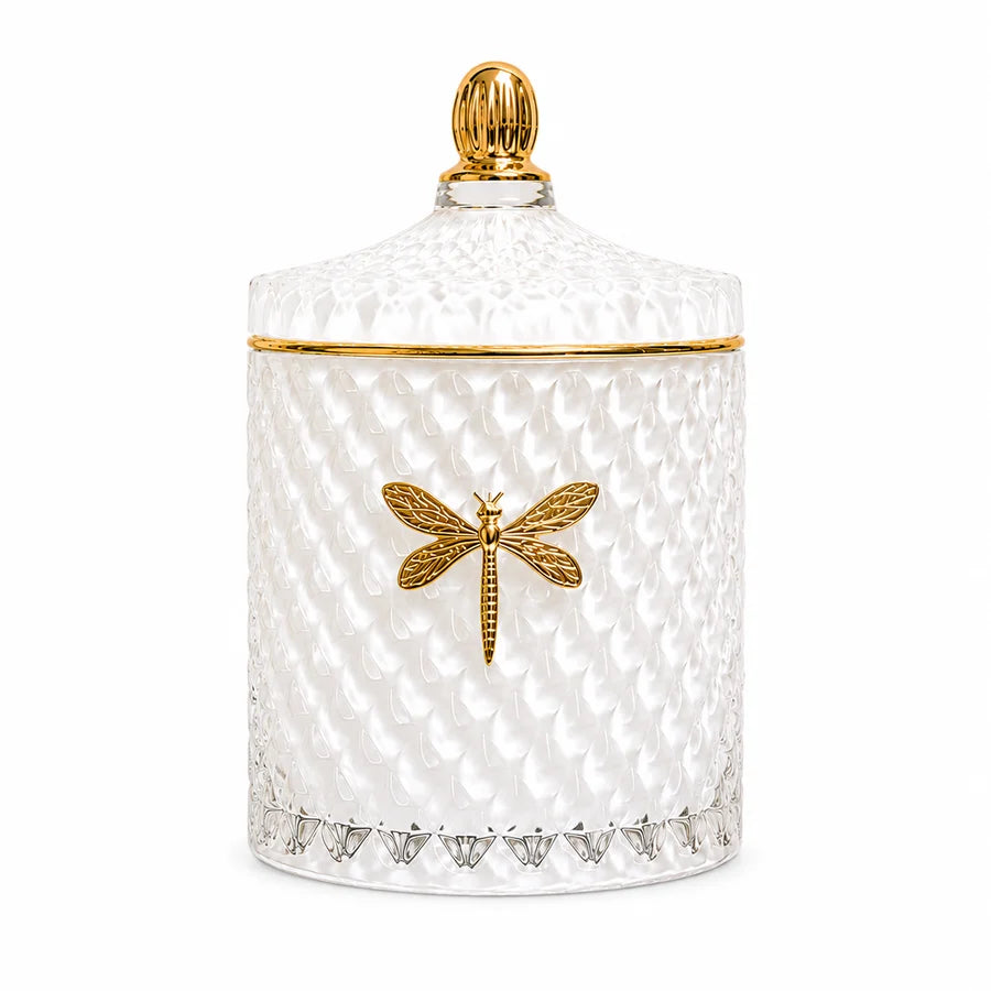 Dragonfly | Bella White + Gold Candle