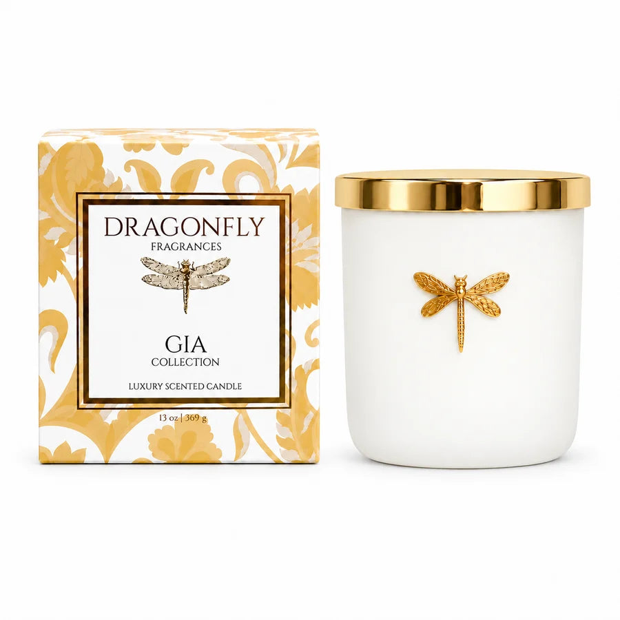 Dragonfly | Gia Matte White Candle