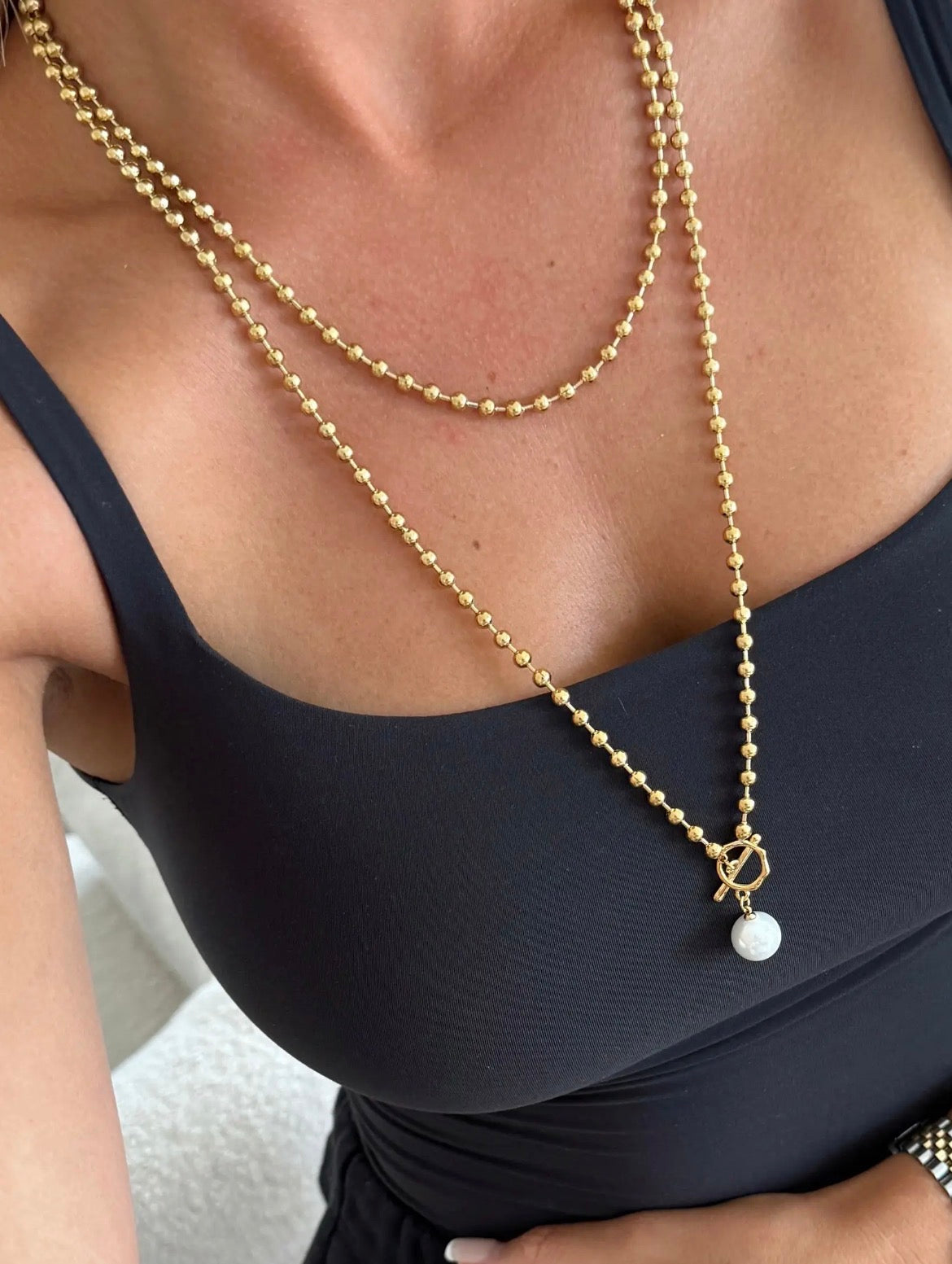 Gold 46” Danielle Necklace
