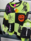 Queen of Sparkles Checkered Halloween Icon Sweatshirt