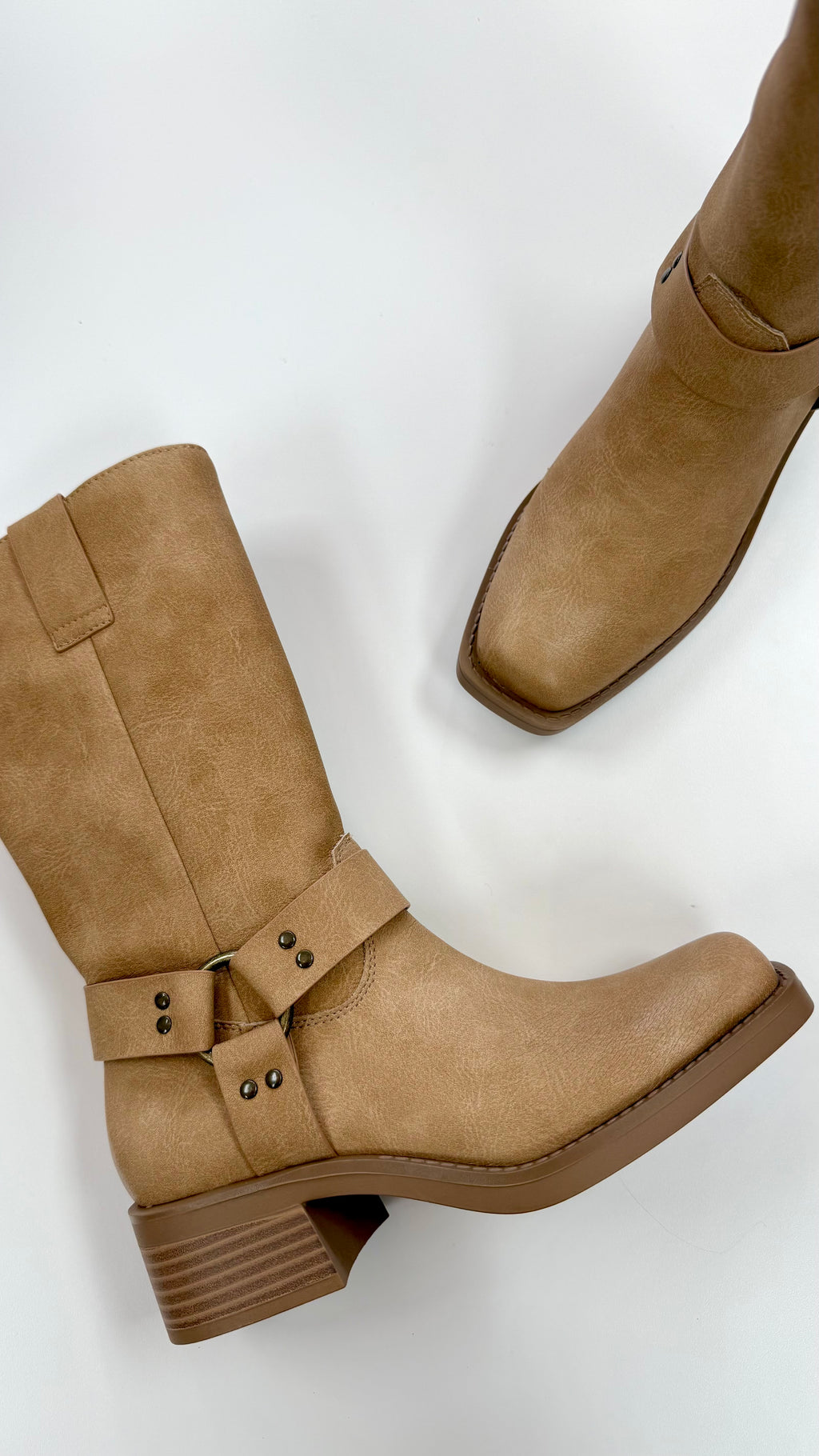 Matisse Natural Buckle Autumn Combat Boot