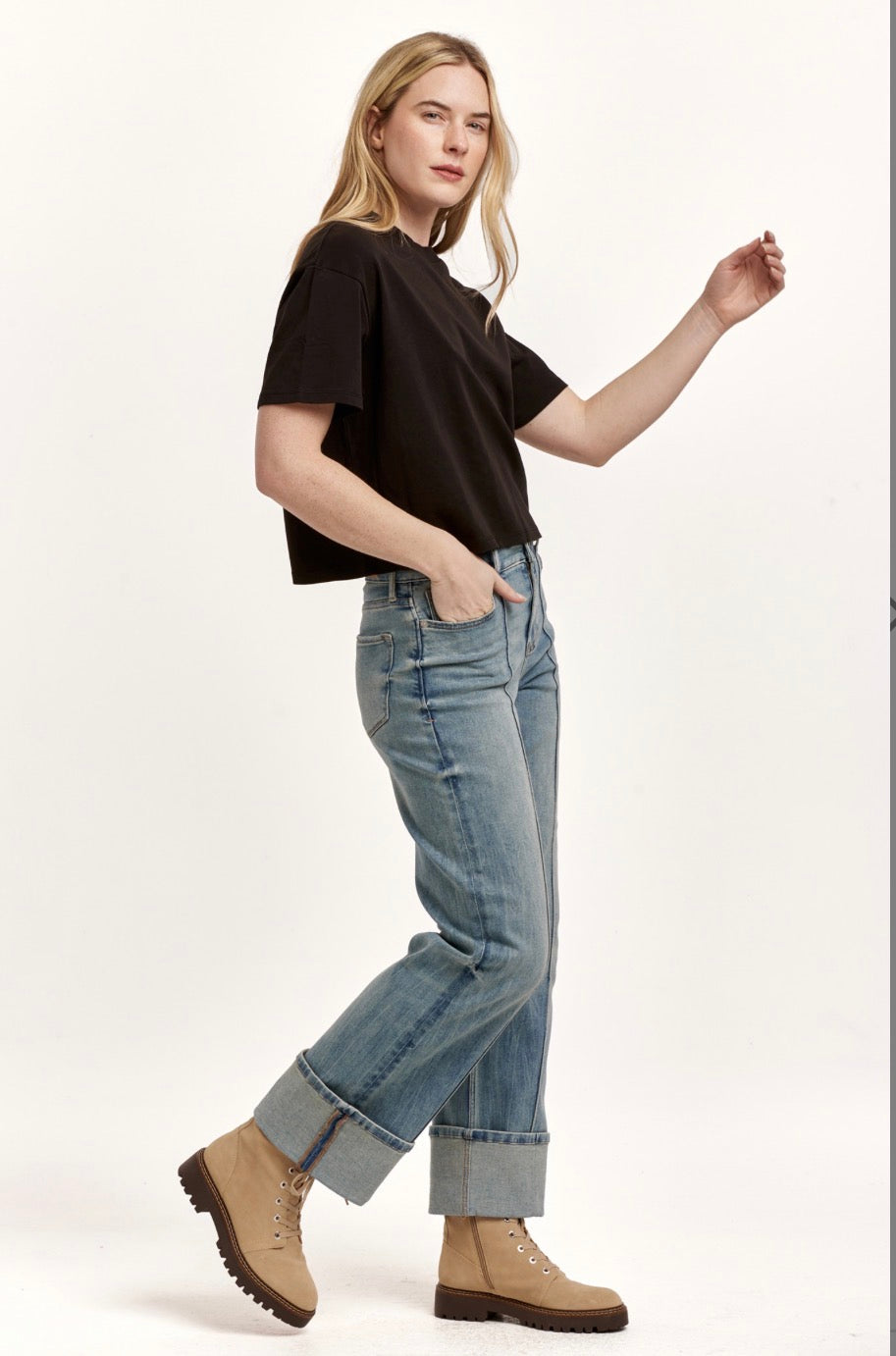 Dear John | Maddox Tee in Black